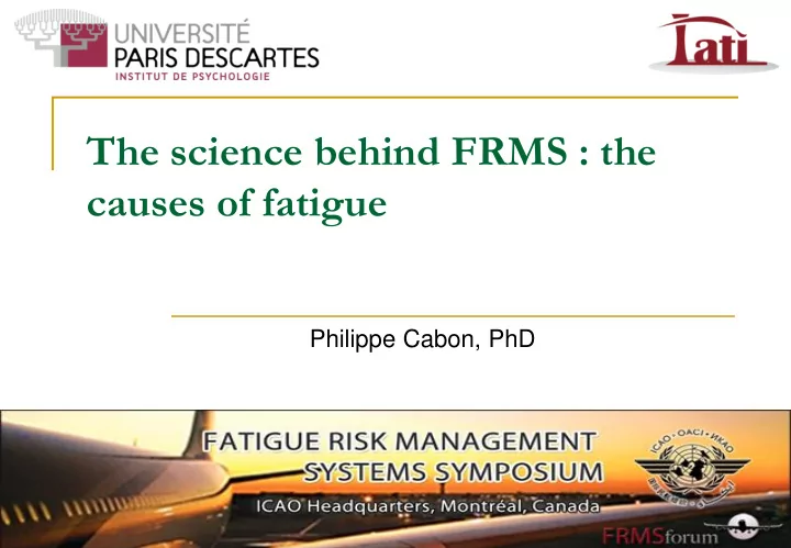 the science behind frms the