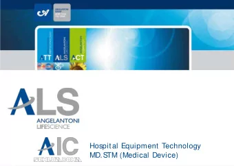 Hospital Equipment Technology  MD.S  TM (Medical Device)  The Infection Control Culture  MD.S  TM