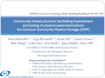 Commu  mmunit  ity i  infrast  astructure f  for facilit  itat  atin  ing i  improveme  ment  and