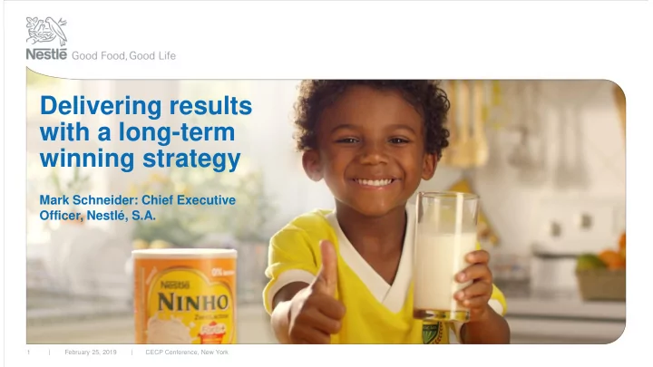 delivering results