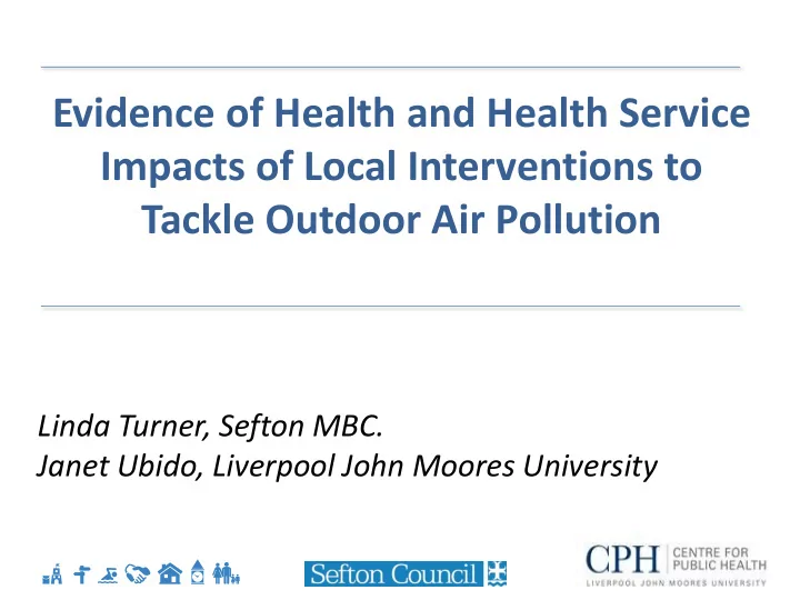evidence of health and health service