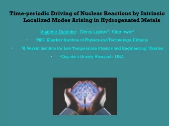 Time-periodic Driving of Nuclear Reactions by Intrinsic  Localized Modes Arising in Hydrogenated
