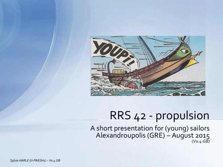 rrs 42 propulsion