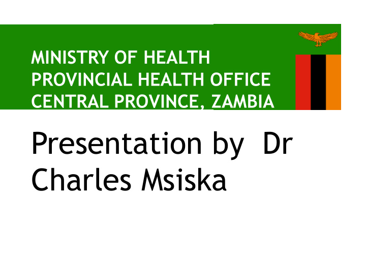 charles msiska about zambia