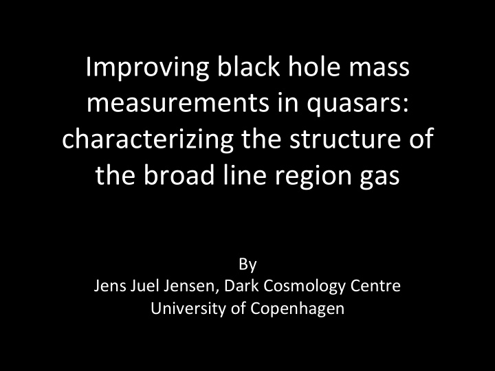 improving black hole mass measurements in quasars