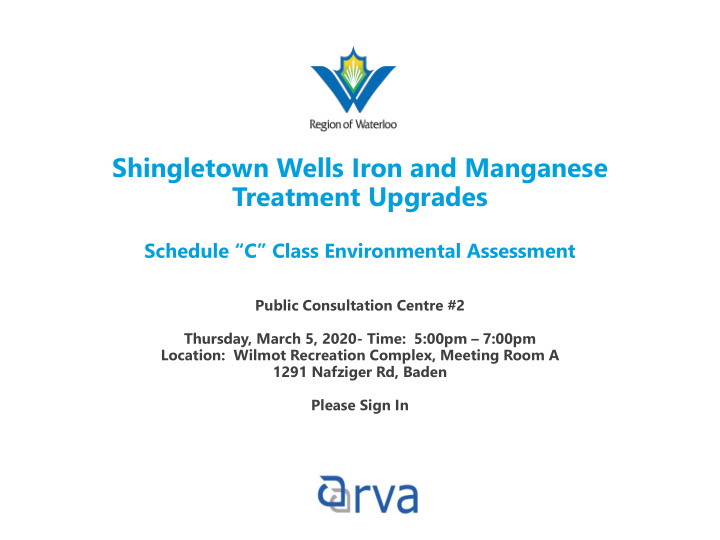 shingletown wells iron and manganese treatment upgrades
