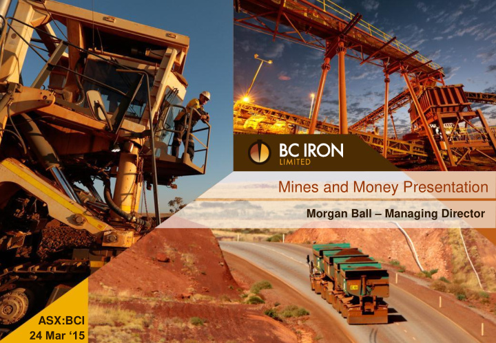 mines and money presentation