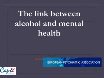 health  geert.dom@uantwerpem.be  Evolution health-care  Mental Health &amp;  Non-Communicable