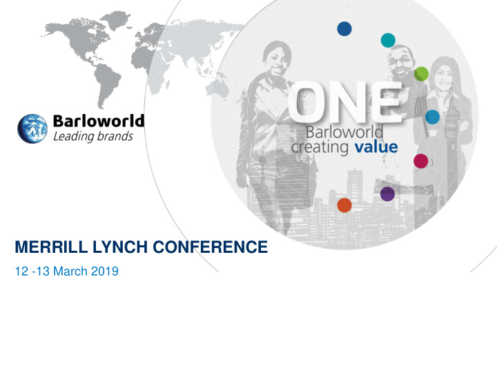 merrill lynch conference