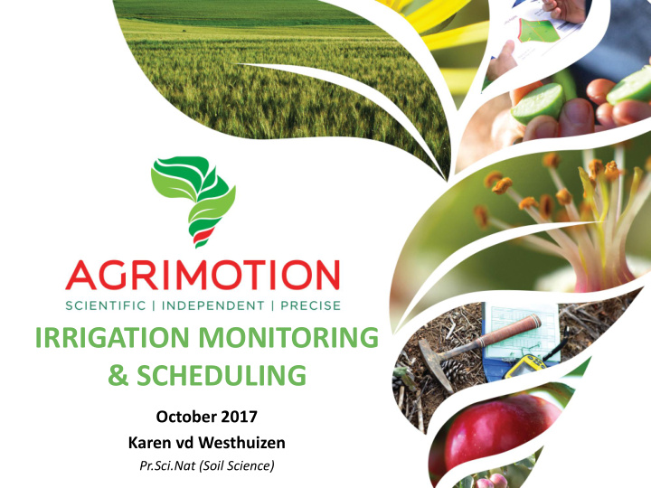 irrigation monitoring