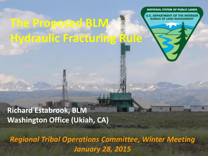hydraulic fracturing rule