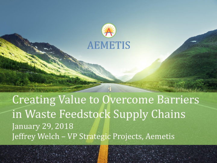 creating value to overcome barriers
