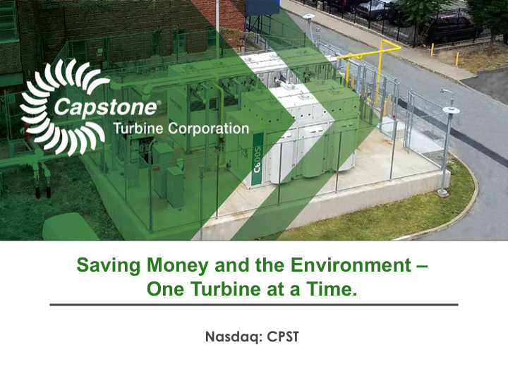 saving money and the environment one turbine at a time