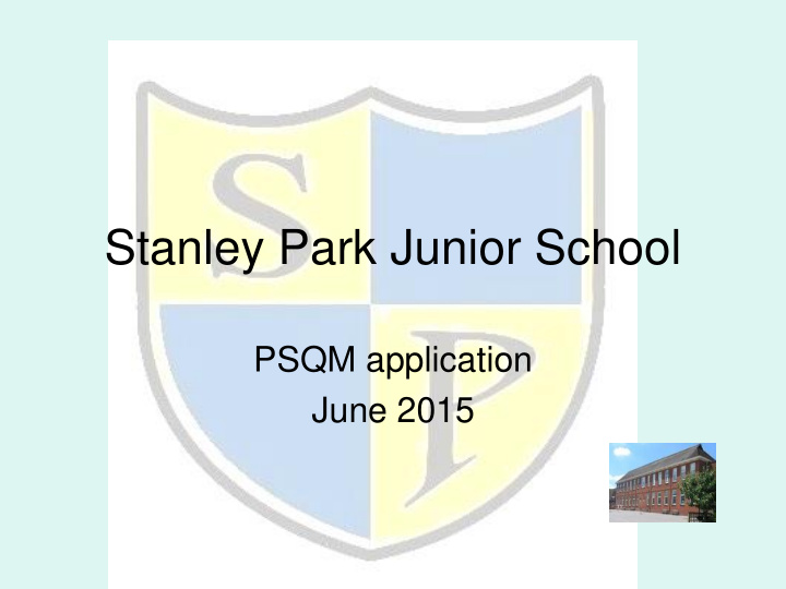 stanley park junior school