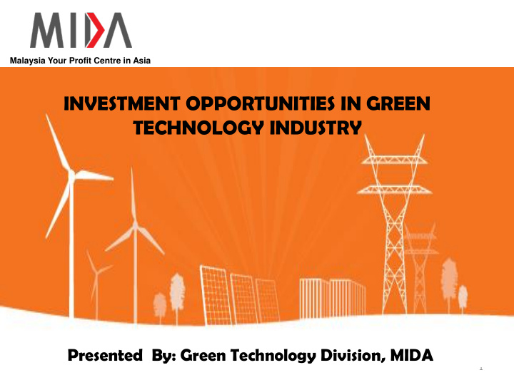 investment opportunities in green
