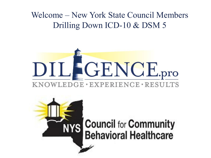 welcome new york state council members drilling down icd