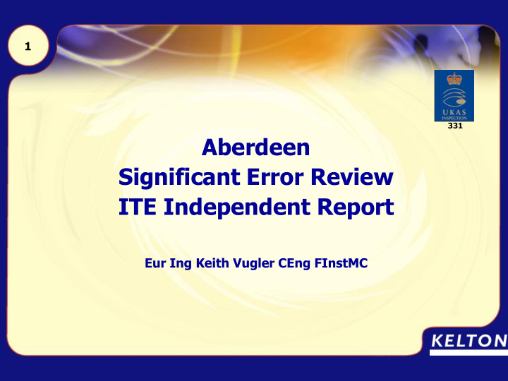 1 331 aberdeen significant error review ite independent