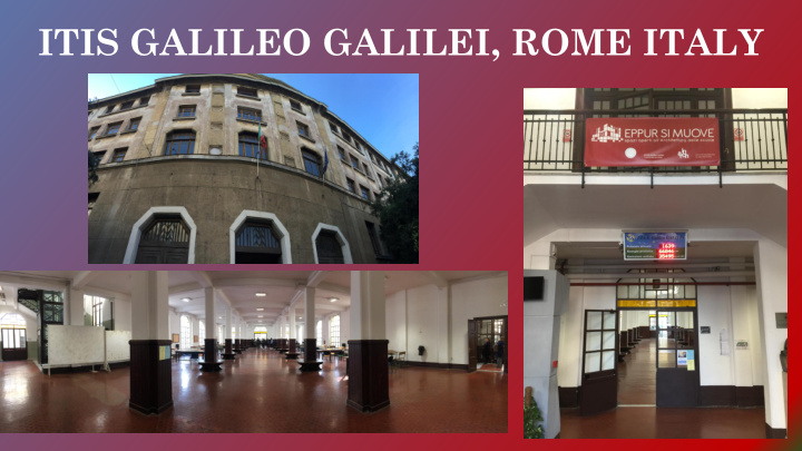 itis galileo galilei rome italy school timetable