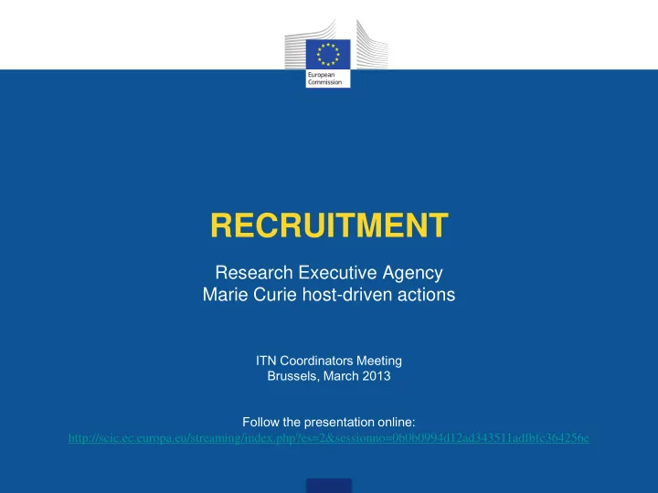 recruitment