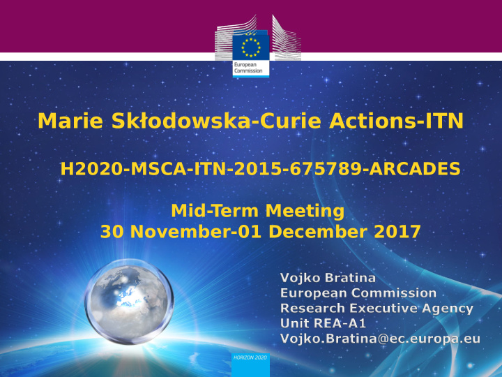 marie sk odowska curie actions itn