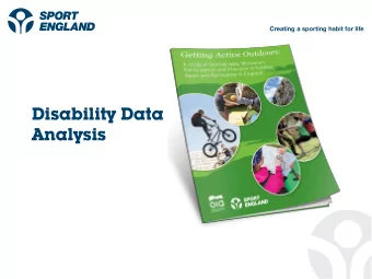 Analysis  Disability Insight  Over 50% of  Almost 1 in 5  people  disabled people  in England