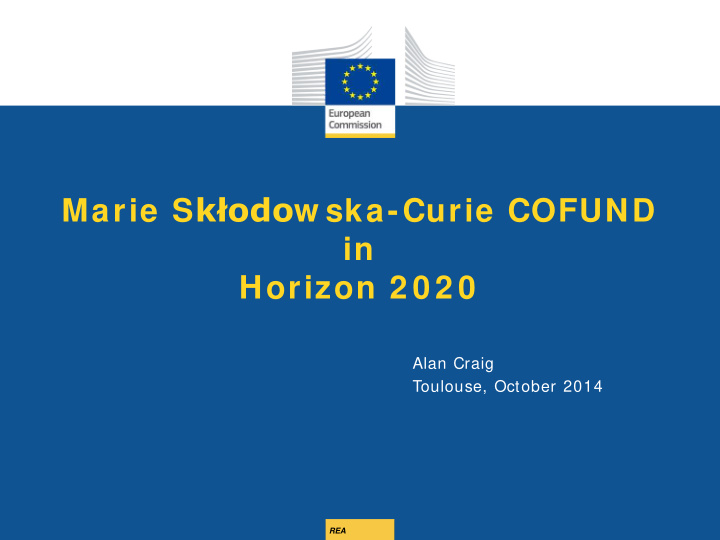 marie s k odo w ska curie cofund in horizon 2 0 2 0