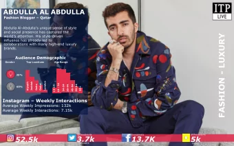 FASHION - LUXURY world  s attention. His style-driven  influence has already led to