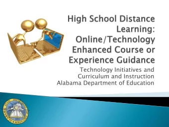 Curriculum and Instruction  Alabama Department of Education  Web-Conferencing Hints  Agenda