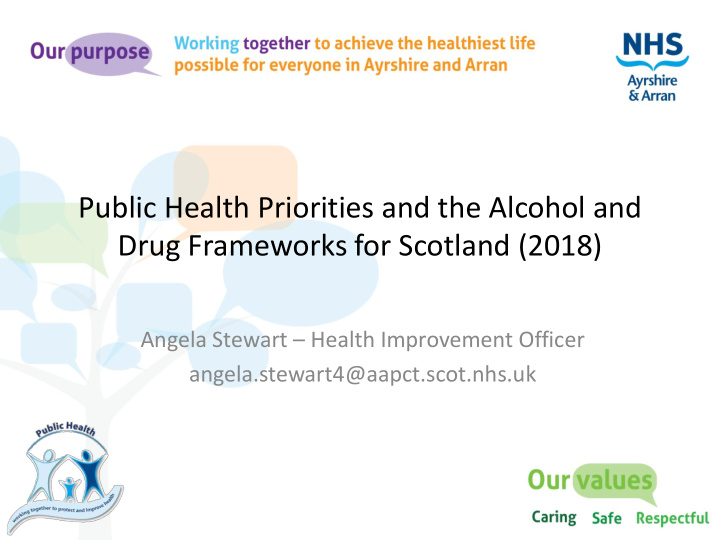 drug frameworks for scotland 2018
