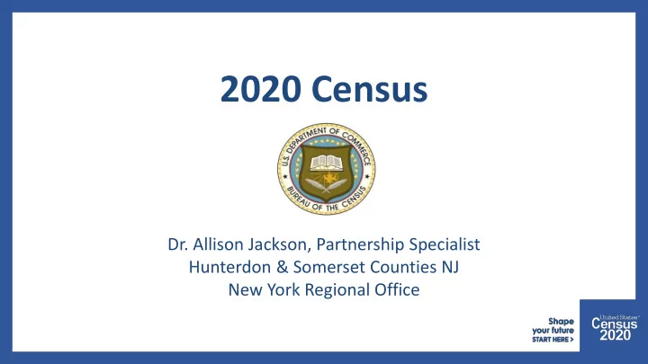 2020 census