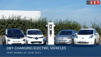 DBT CHARGING ELECTRIC VEHICLES  S F A F  M A R D I  2 5  J U I N  2 0 1 9  Source: Les Echos  DBT