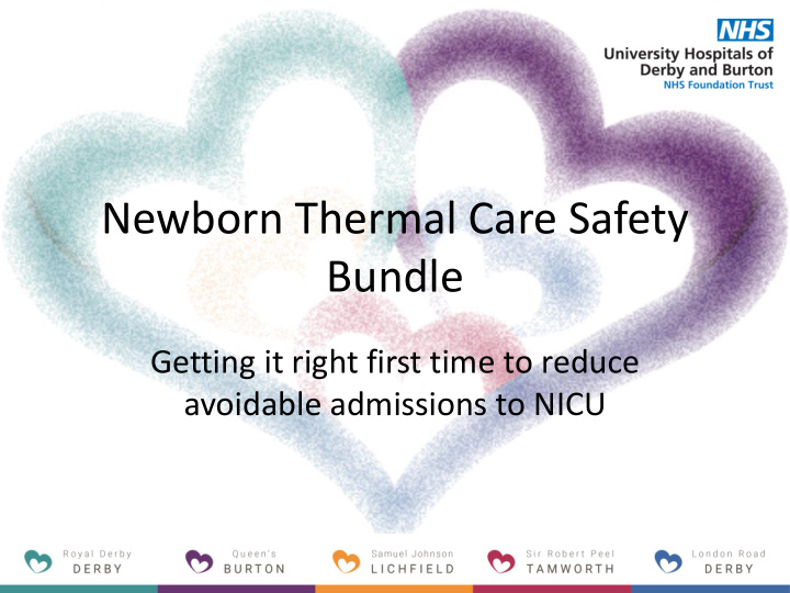 newborn thermal care safety