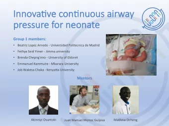 In  Innova&amp;  a&amp;ve c  e con  on&amp;nuou  ous air  s airway   y   pr  pressur