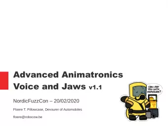 Advanced Animatronics Voice and Jaws v1.1  NordicFuzzCon  20/02/2020  Floere T. Pillowcase,