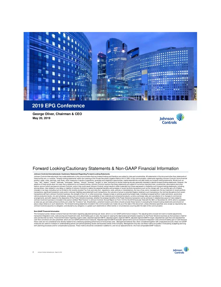 2019 epg conference