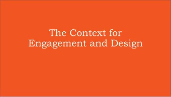 The Context for  Engagement and Design  WHAT IS THE MISSING MIDDLE?  TORONTOS YELLOW