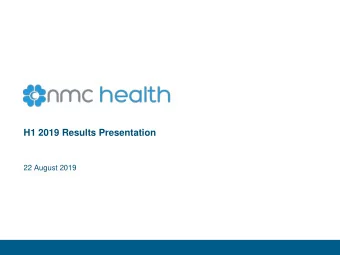 H1 2019 Results Presentation  22 August 2019  Safe harbour statement  2  Strong first half,