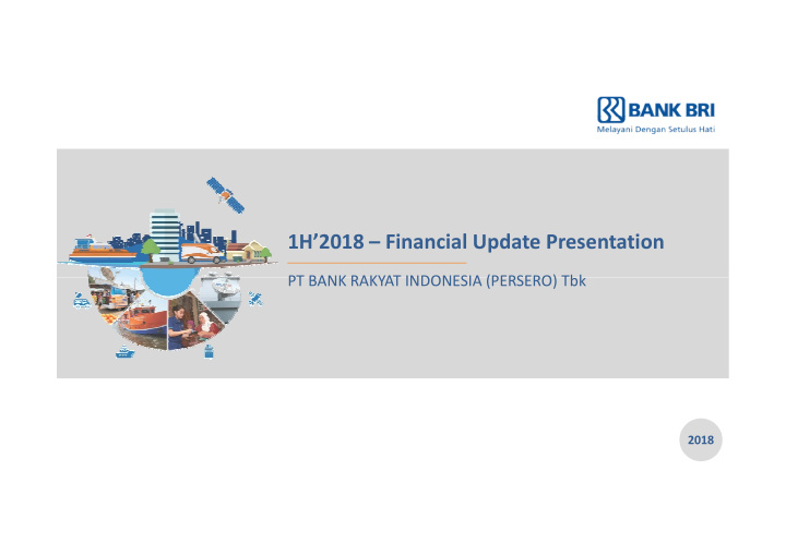 1h 2018 financial update presentation