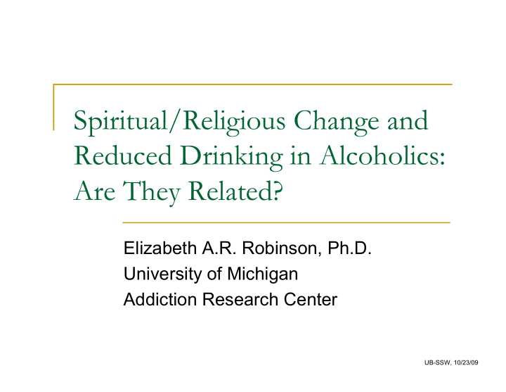 spiritual religious change and spiritual religious change