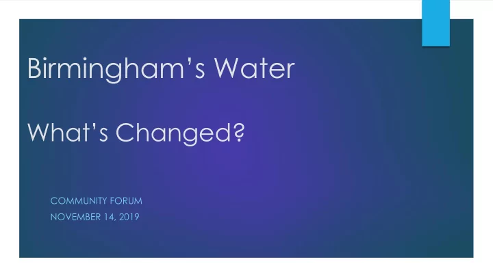 birmingham s water