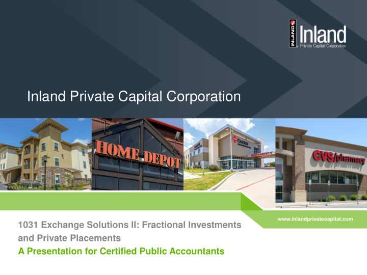 inland private capital corporation
