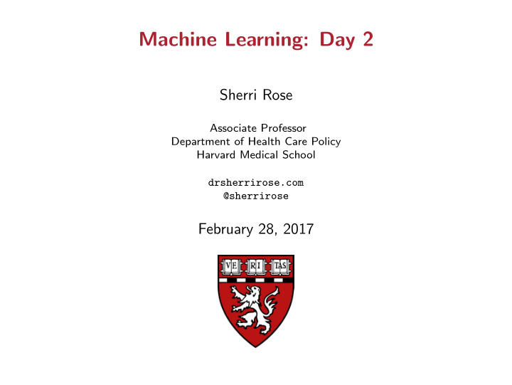 machine learning day 2
