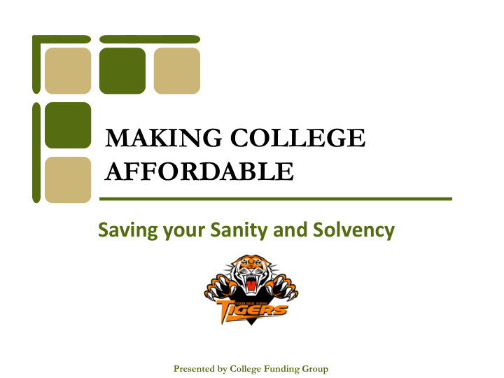 making college affordable