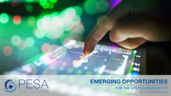 Th  Than  ank Y  k You  ou  2018  2018 Sp  Spon  onsor  sors  About PESA  Strengthening Member