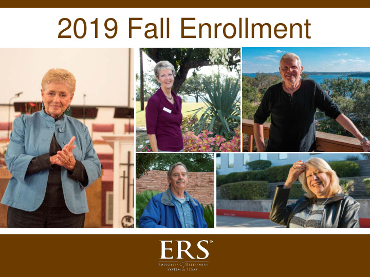 2019 fall enrollment today s topics