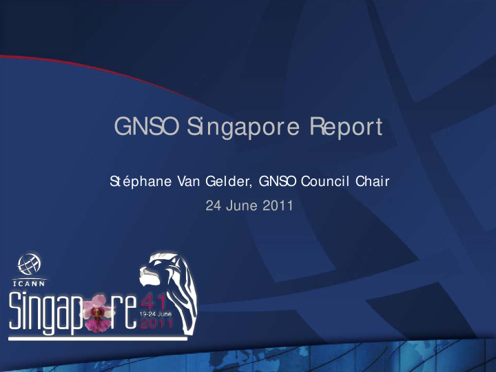 gns o s ingapore report