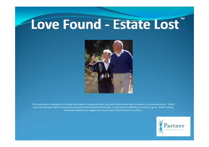this presentation is designed to provide information of a