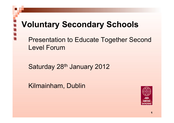 voluntary secondary schools