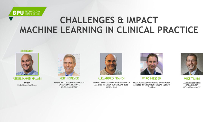 machine learning in clinical practice