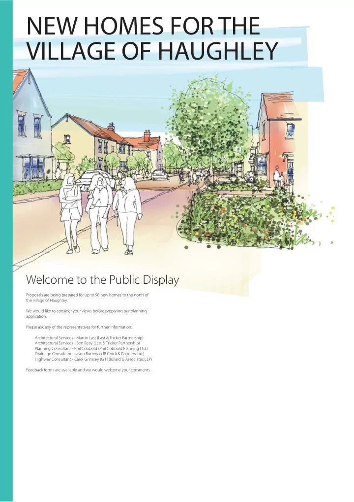 new homes for the village of haughley